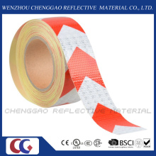 White and Red Arrows Safety Reflective Tape with Crystal Lattice (C3500-AW)
